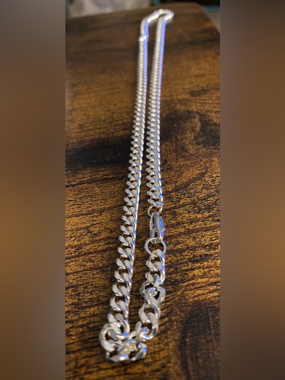SOLD! 925 Sterling Silver, 5mm, 20 inch Cuban Link Chain Necklace